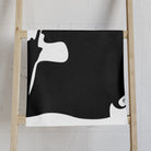 SHHH Girl Silhouette Cum Towel