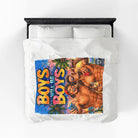 Party Boys Will Be Boys Graphic Series | Mix & Match Soft Fun-Flirty Lovers’ Blankets