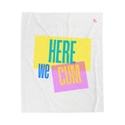 Here We Cum | Mix & Match Soft Fun-Flirty Lovers’ Blankets