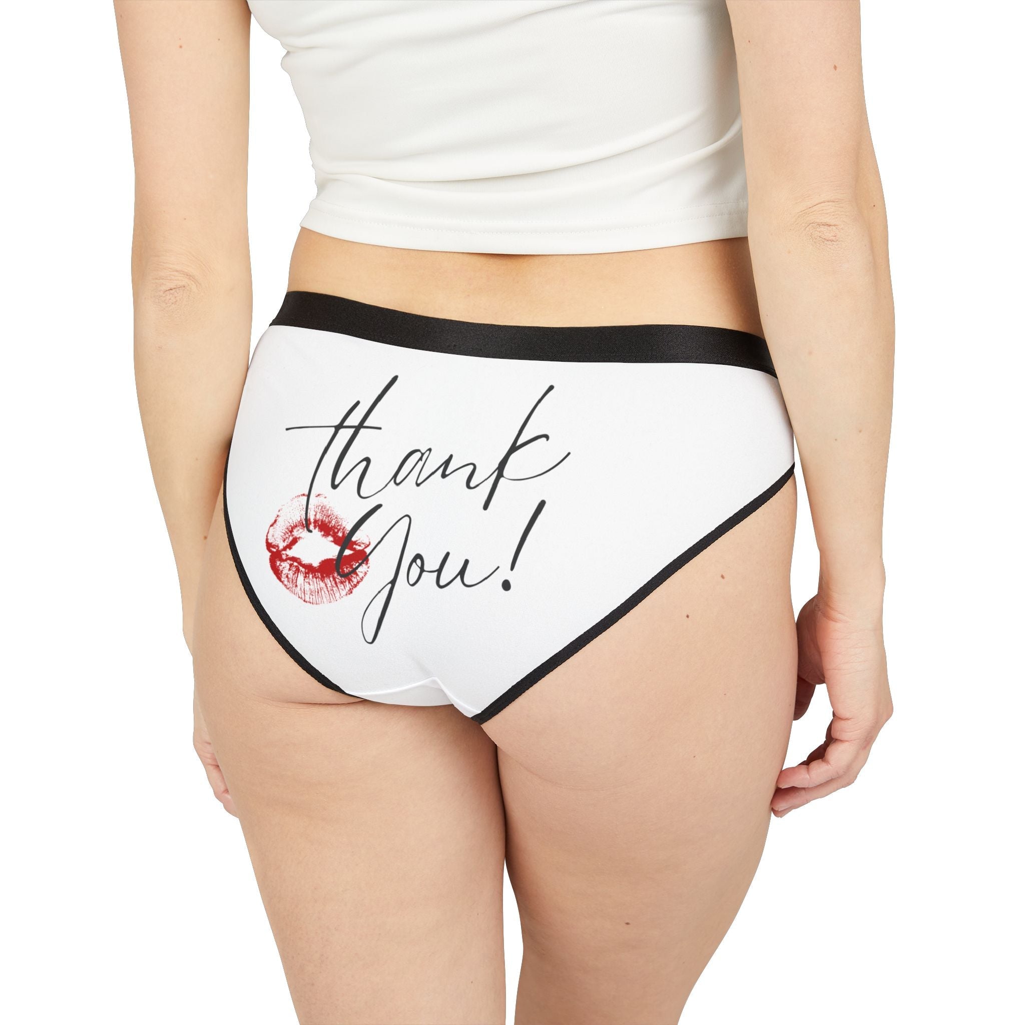 Thank You! with a Kiss Romantic Sex Gifts Women’s Panties