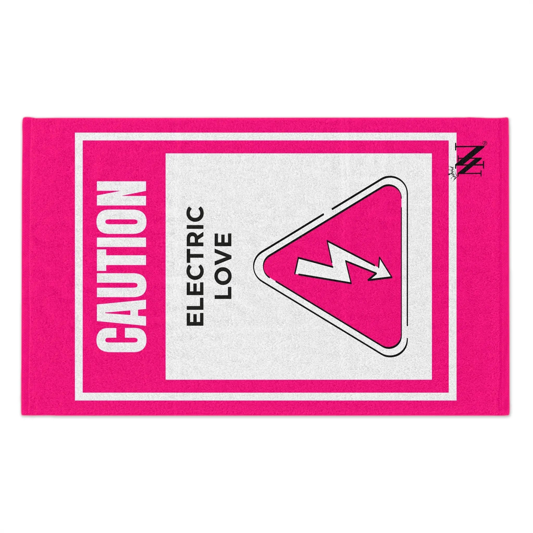 Caution Electric Love Sex Towel
