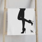 Sexy Lady Standing Silhouette | Nectar Napkins Classic Fun-Flirty Lovers’ Colored Towels