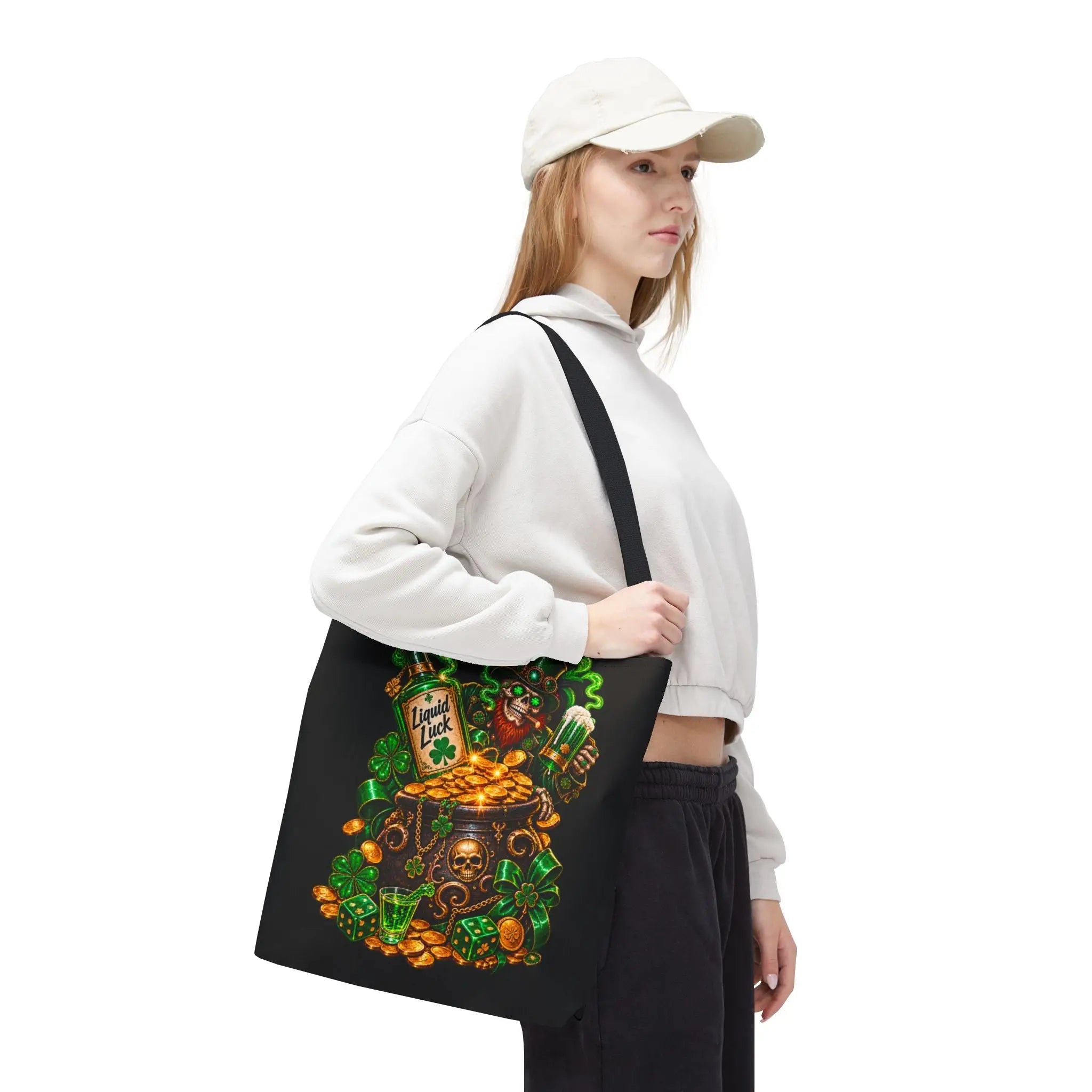Pot Of Gold Wicked Leprechaun Tote Bag