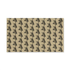 Crown Queen Pattern Gold Cum Towel
