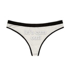 Let’s Cum Out! | Mix & Match Women’s Fun-Flirty Lovers’ Thongs