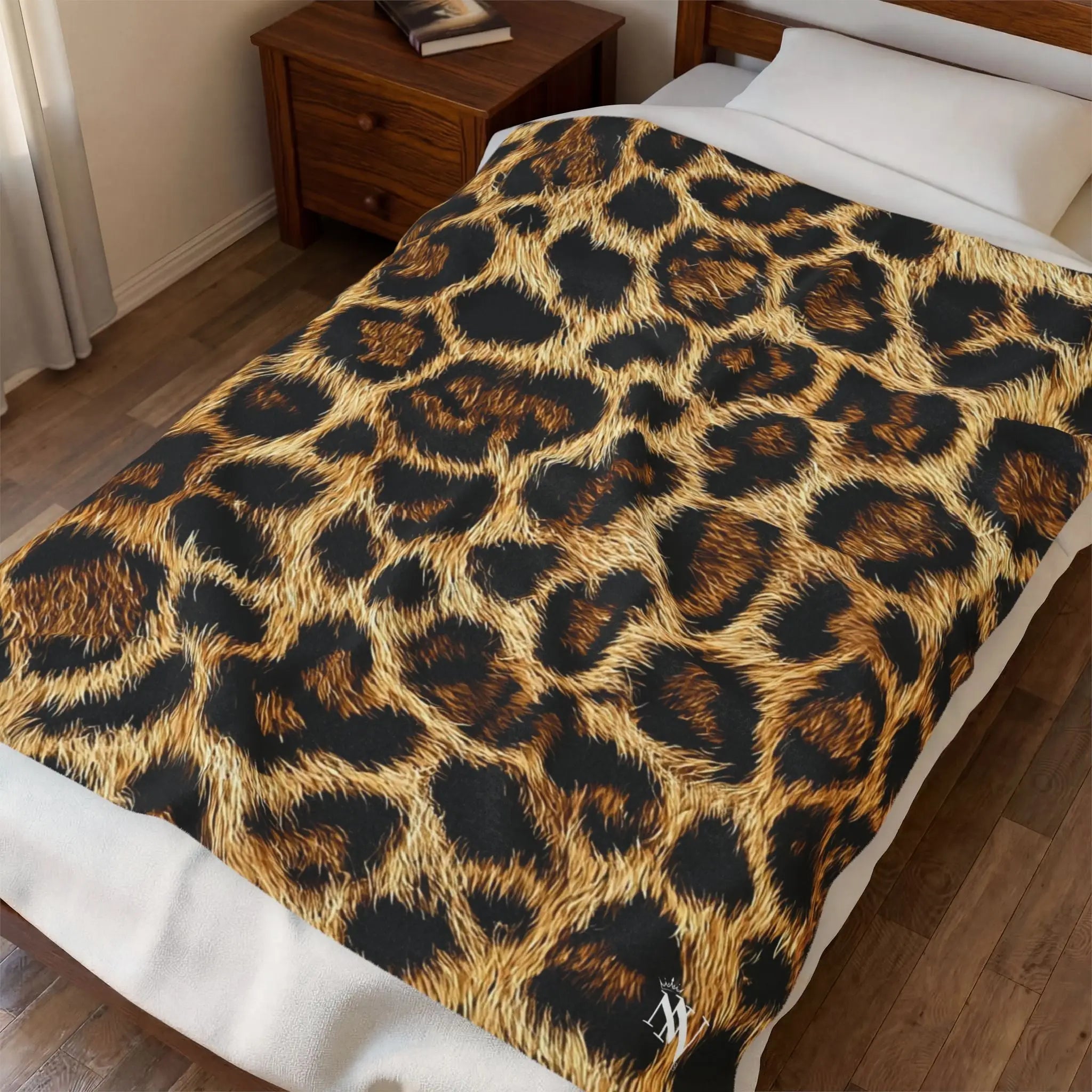 Realistic Cheetah Print Blanket