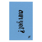 Cum Yet? Light Blue | Mix & Match Soft Fun-Flirty Lovers’ Towels