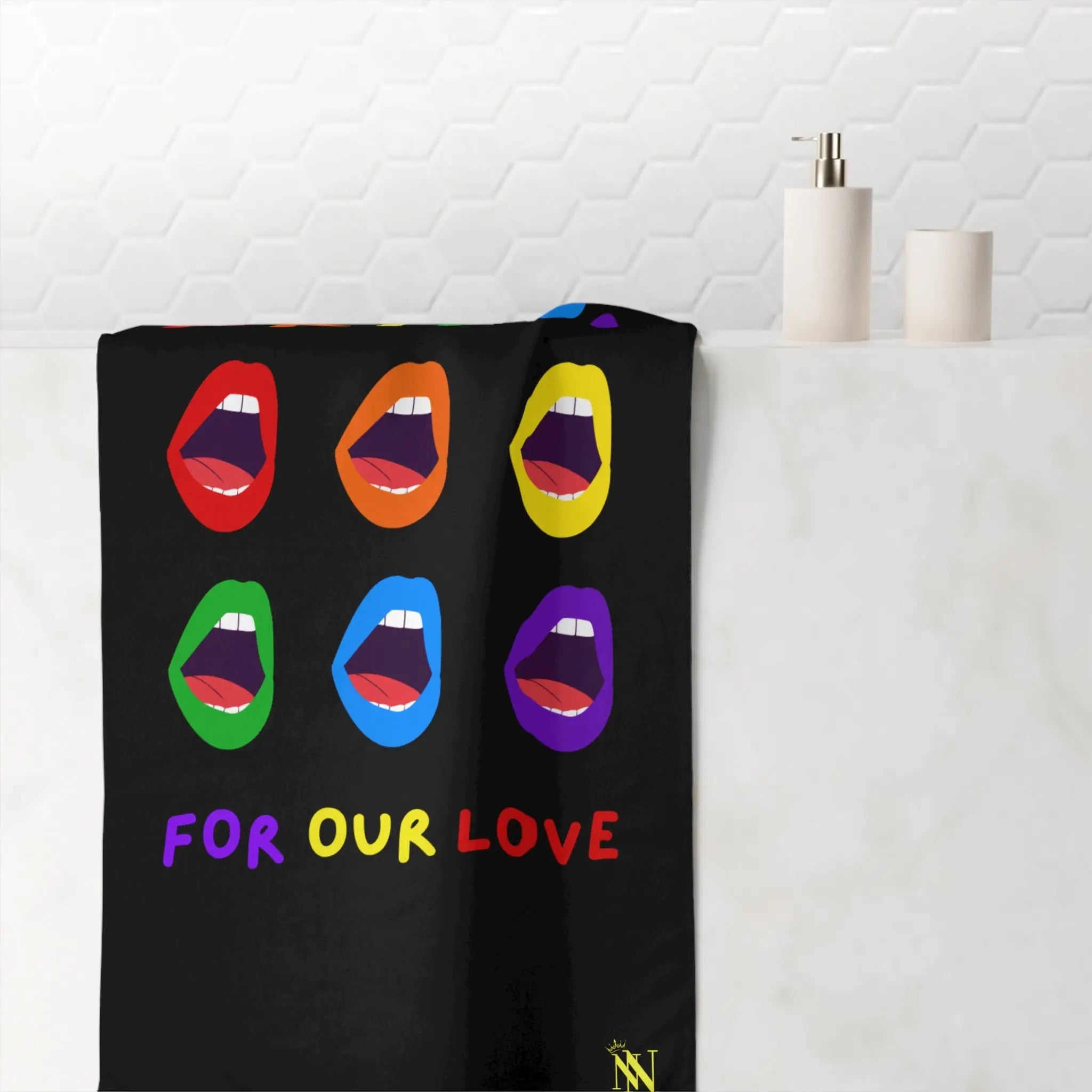 Screaming Pride For Our Love Anal Sex Towel