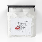 Don’t Stop with a Kiss Romantic Gifts Love Blanket
