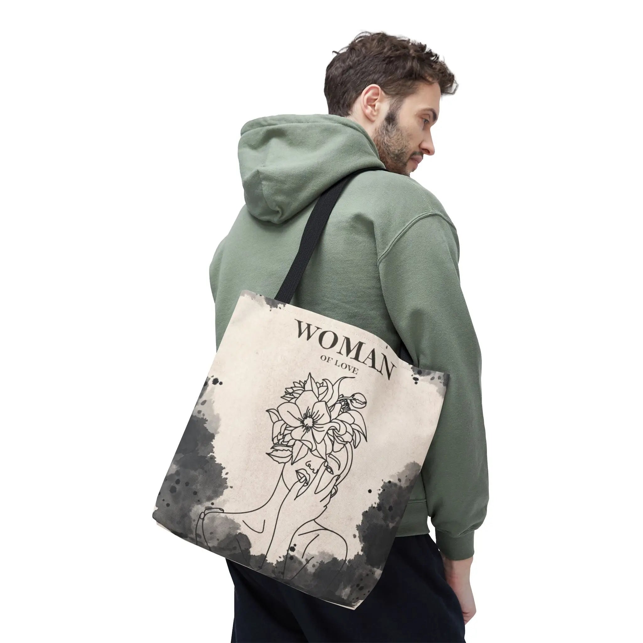 Woman of Love Vintage Tote Bag