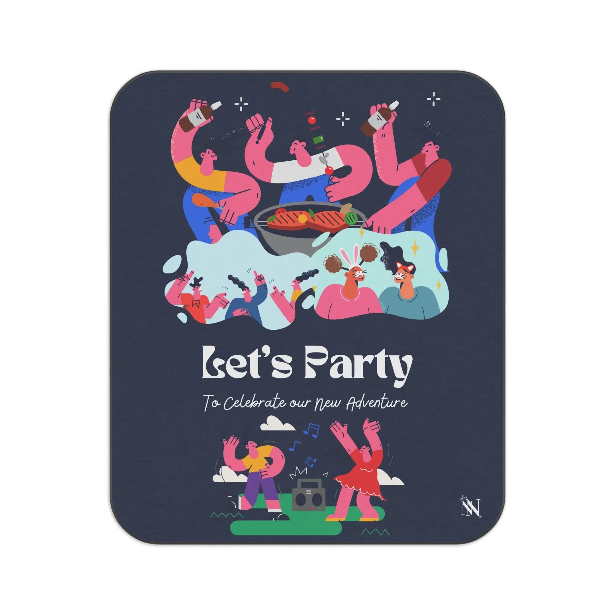 Let’s Party | Mix Match Fun-Flirty Lovers’ Water-Resistant Blankets