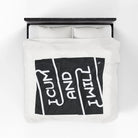 I Cum & I Will | Mix & Match Soft Fun-Flirty Lovers’ Blankets