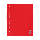 Nectar Napkins Brand Bright Red | Nectar Napkins Fun-Flirty Lovers’ Blankets