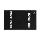 Mr. Mrs. Fuck Shareable Sides Black | Mix & Match Classic Fun-Flirty Lovers’ Towels