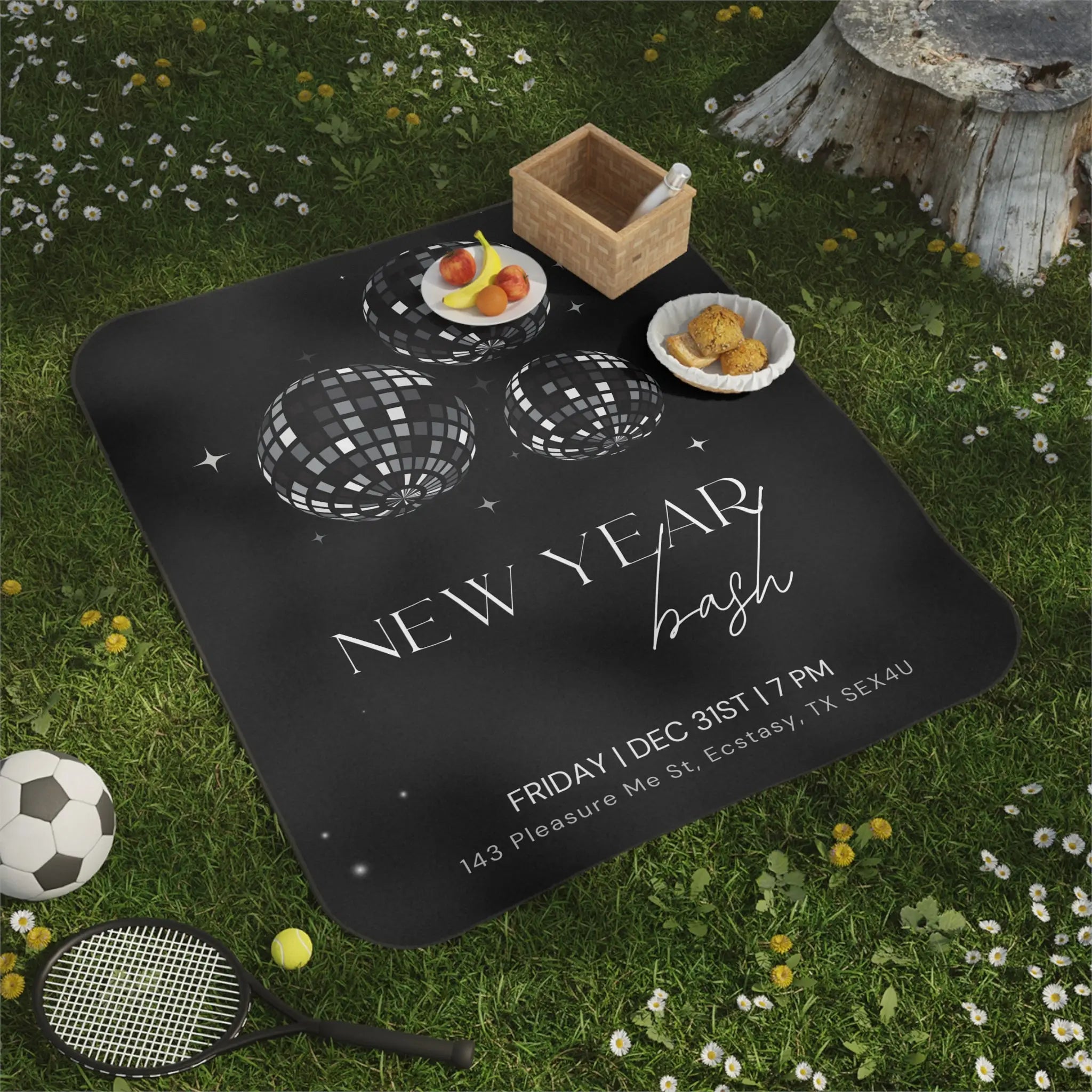 New Year Bash | Mix Match Fun-Flirty Lovers’ Water-Resistant Blankets