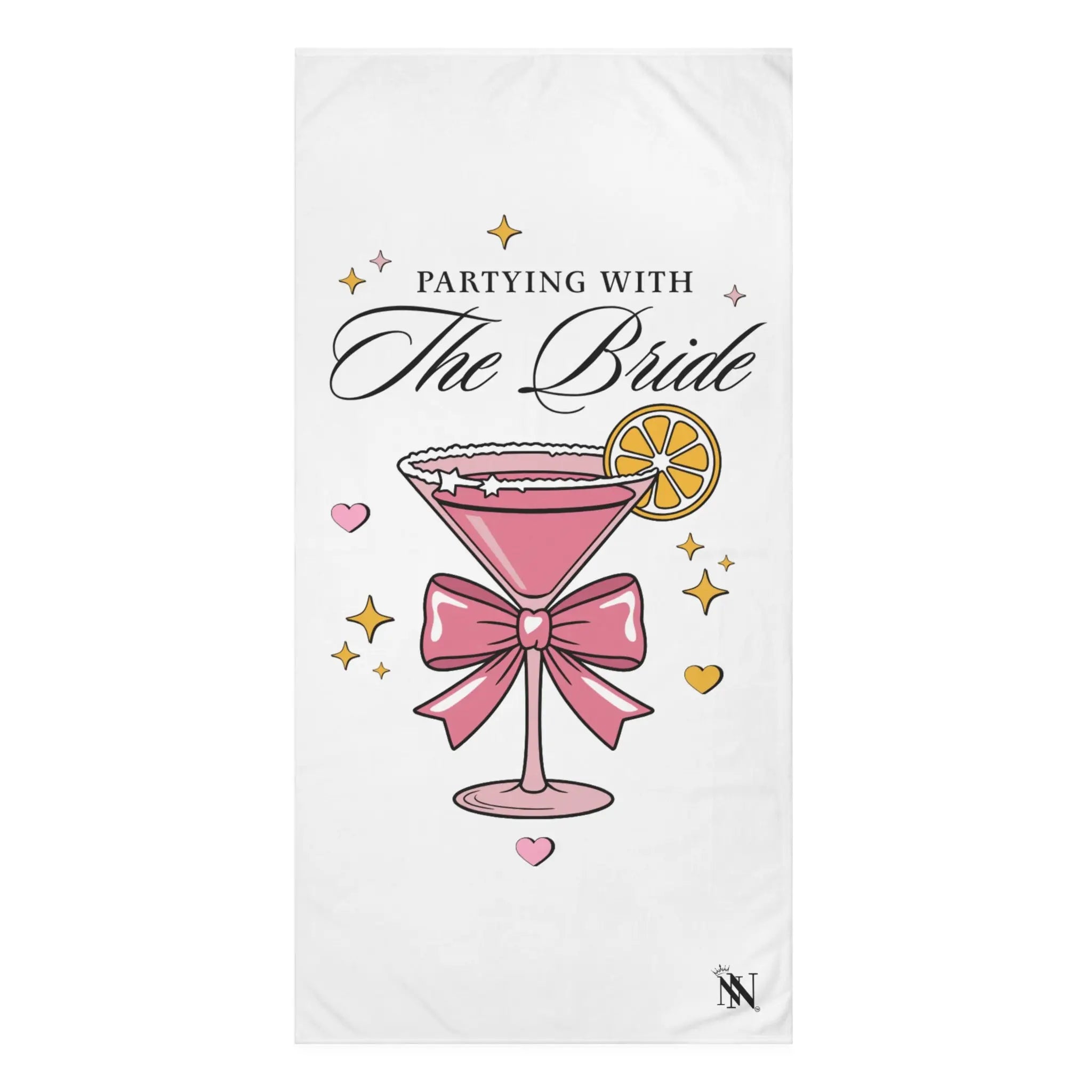 Partying With The Bride Naughty Beach Towel