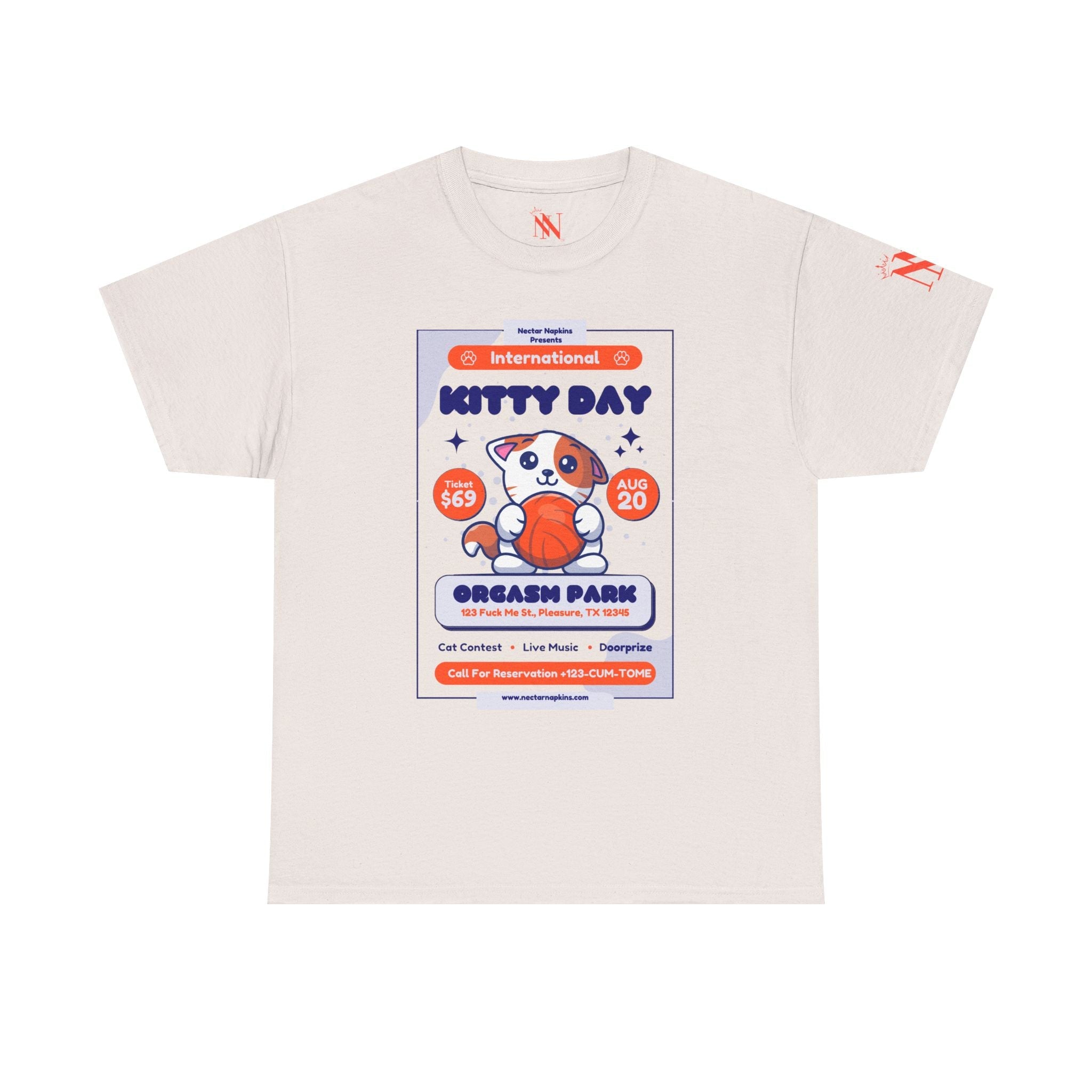International Kitty Day | Mix & Match 100% Cotton Unisex Fun-Flirty Lovers’ Tees