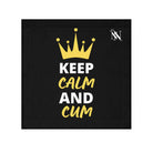 Keep Calm & Cum Queen King | Mix & Match Lils’ Fun-Flirty Lovers’ Towels
