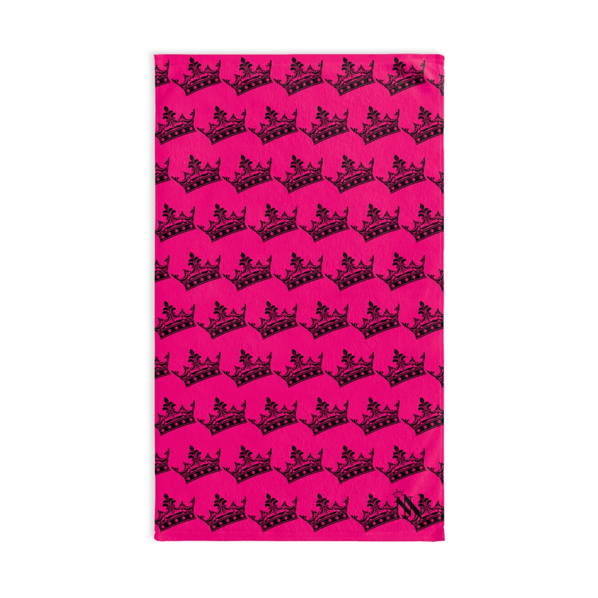 Crown Queen Pattern Signature Pink Cum Towel