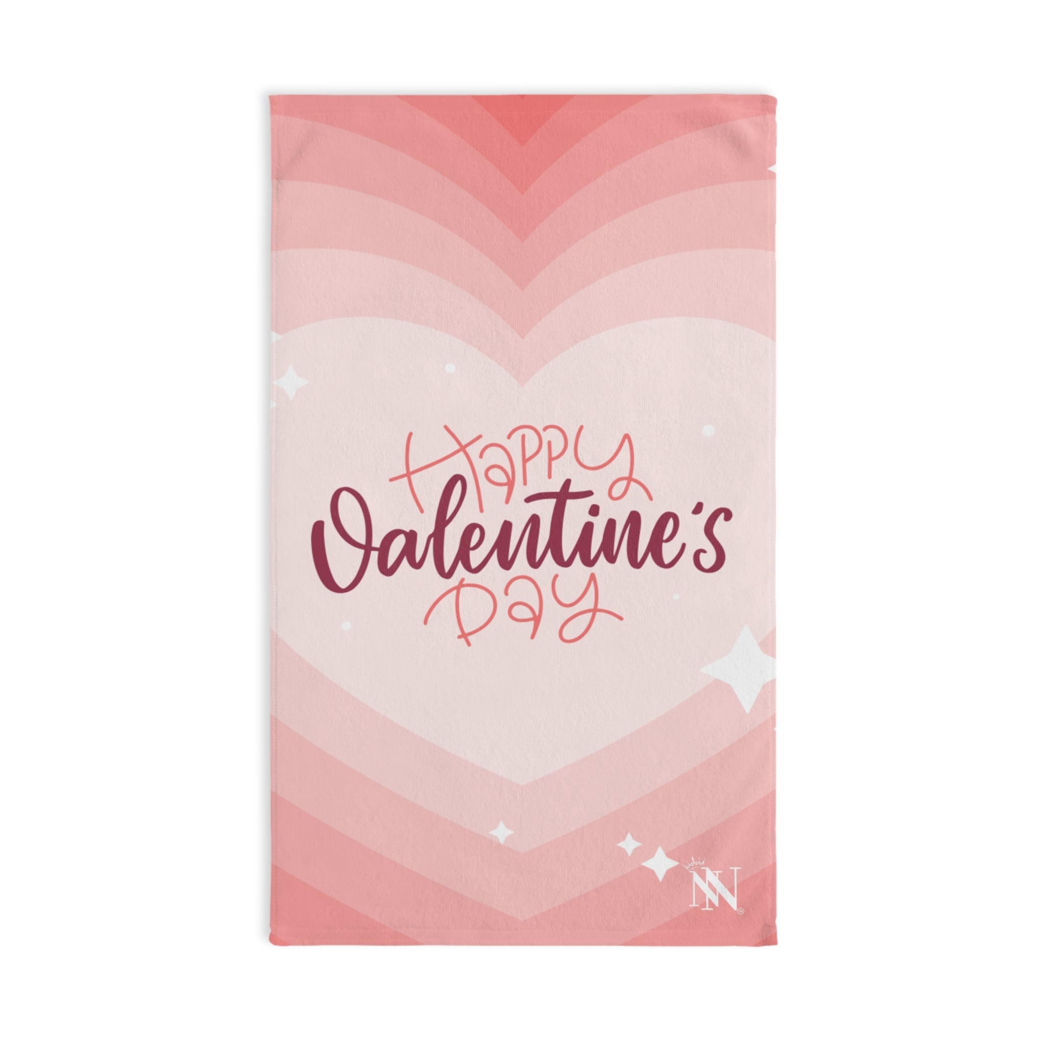 Happy Valentine’s Day Ombre Heart Fun Cum Towel