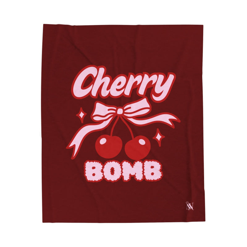 Cherry Bomb | Mix & Match Soft Fun-Flirty Lovers’ Blankets