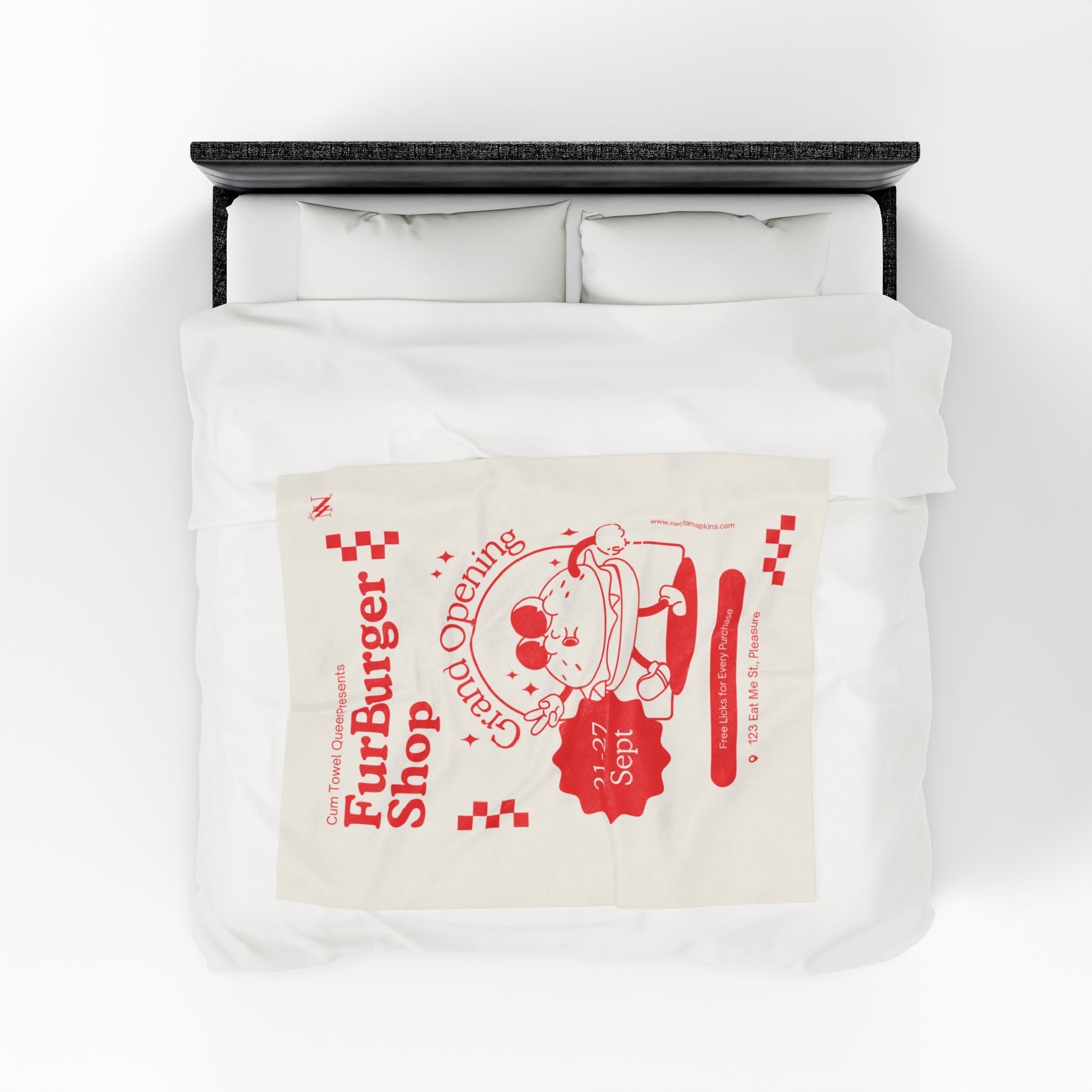 Furburger Shop | Mix & Match Fun-Flirty Lovers’ Blankets