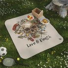 Love & Death Skull Floral | Nectar Napkins Fun-Flirty Lovers’ Sex Blankets