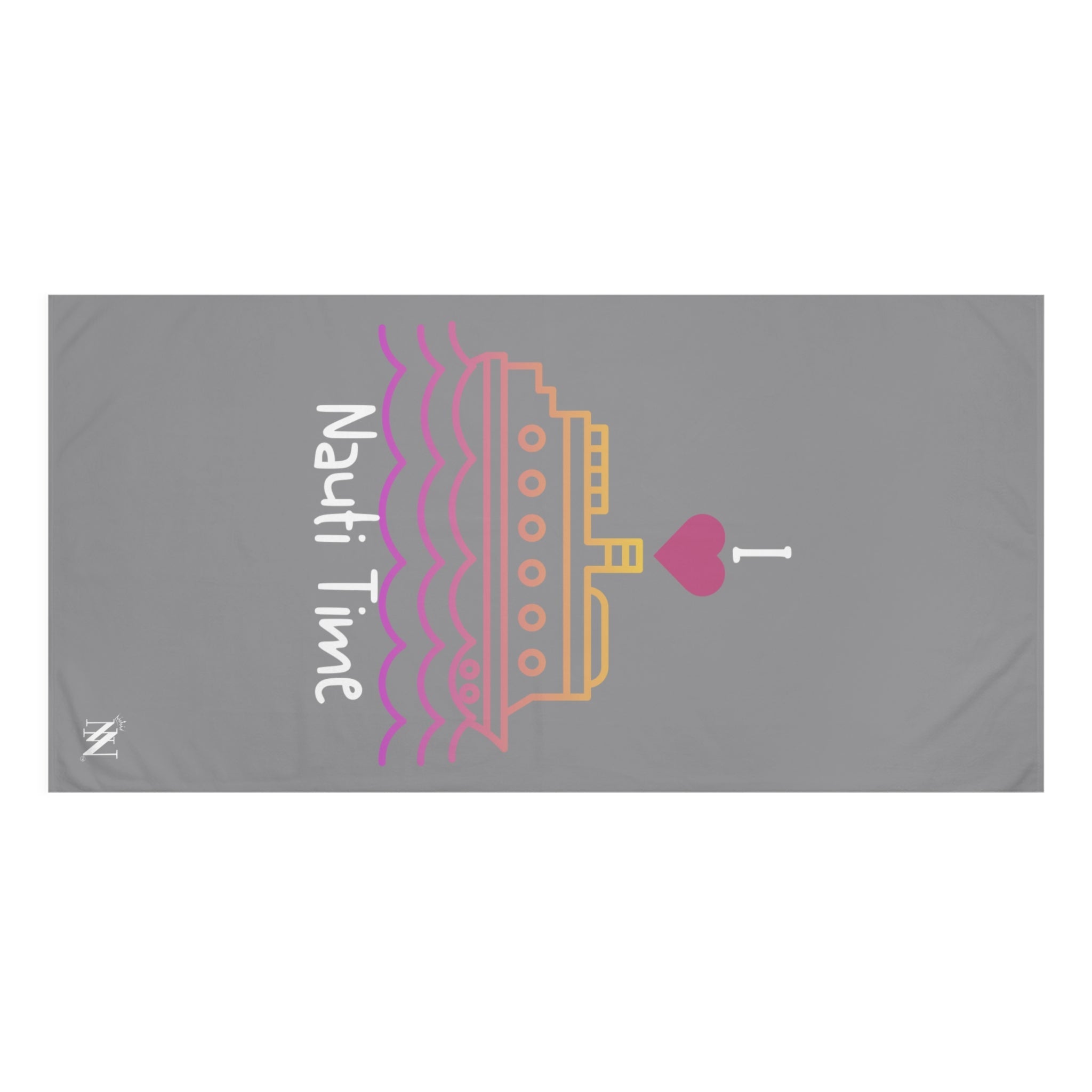 I Love Nauti Time Grey | Mix & Match XL Fun-Flirty Lovers’ Towels