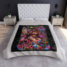 Spring Break Wicked Fantasy Crushed Velvet Blanket