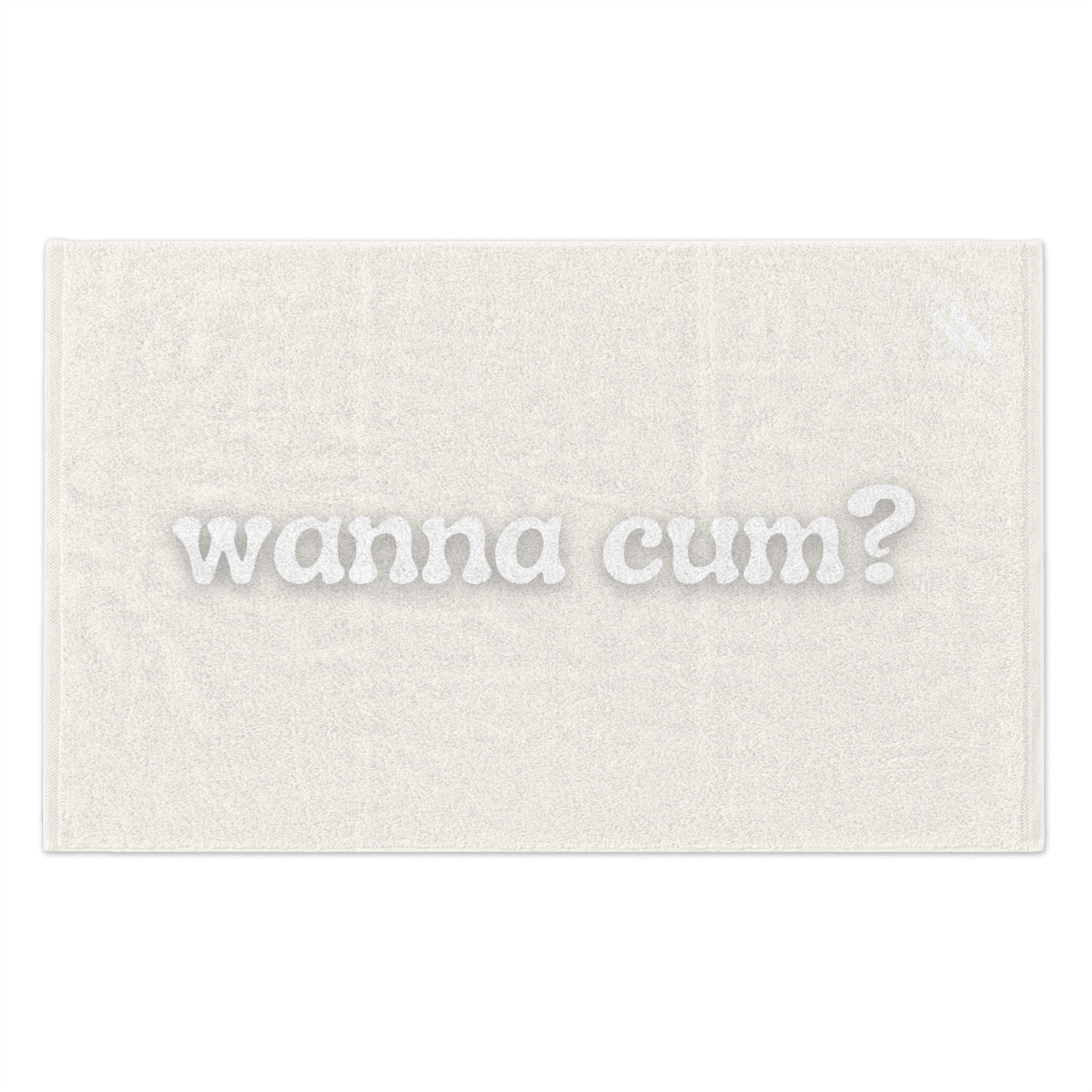Wanna Cum? | Mix & Match Soft Fun-Flirty Lovers’ Towels