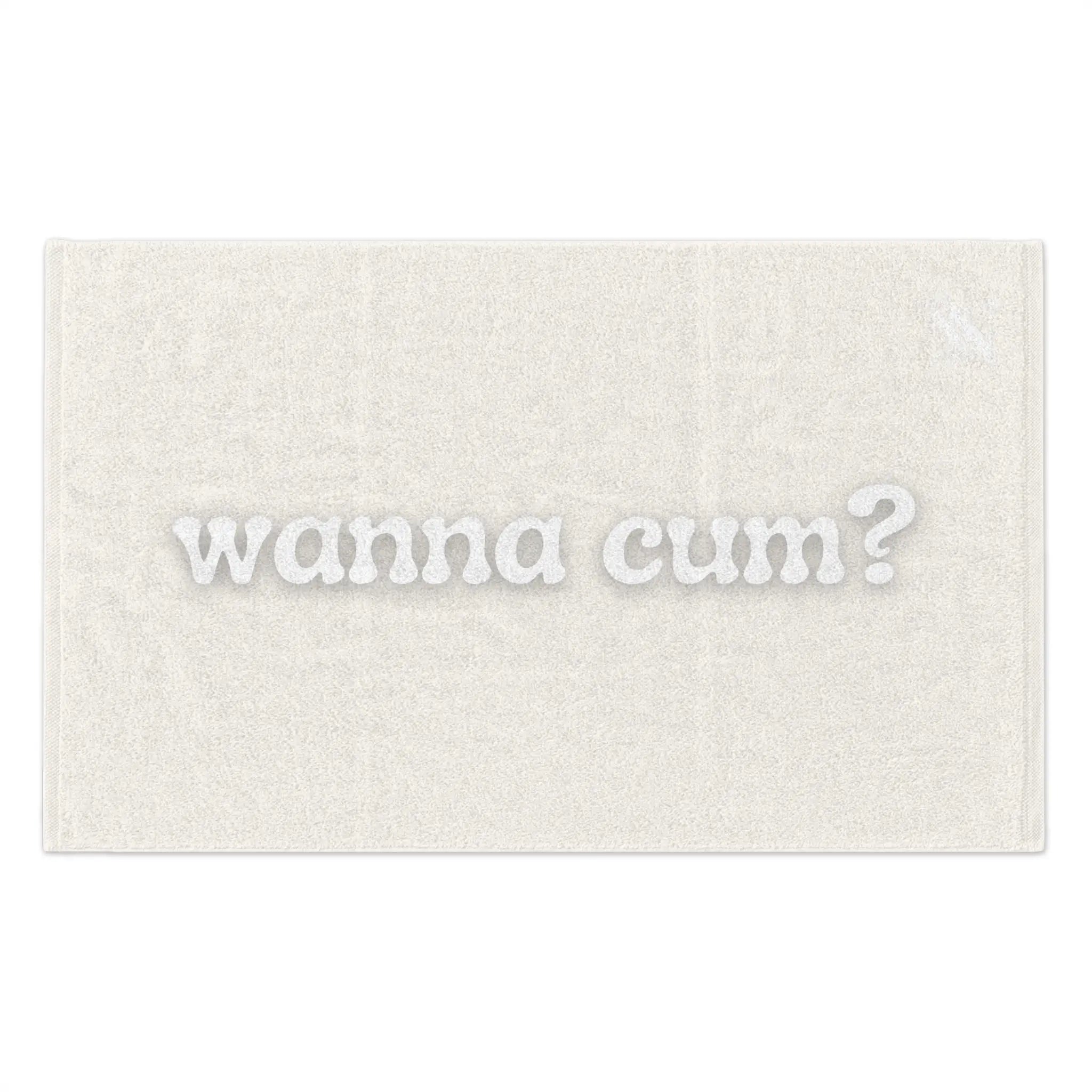 Wanna Cum? | Mix & Match Soft Fun-Flirty Lovers’ Towels