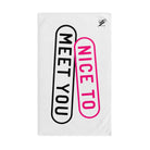 Nice to Meet You | Mix & Match Classic Fun-Flirty Lovers’ Towels