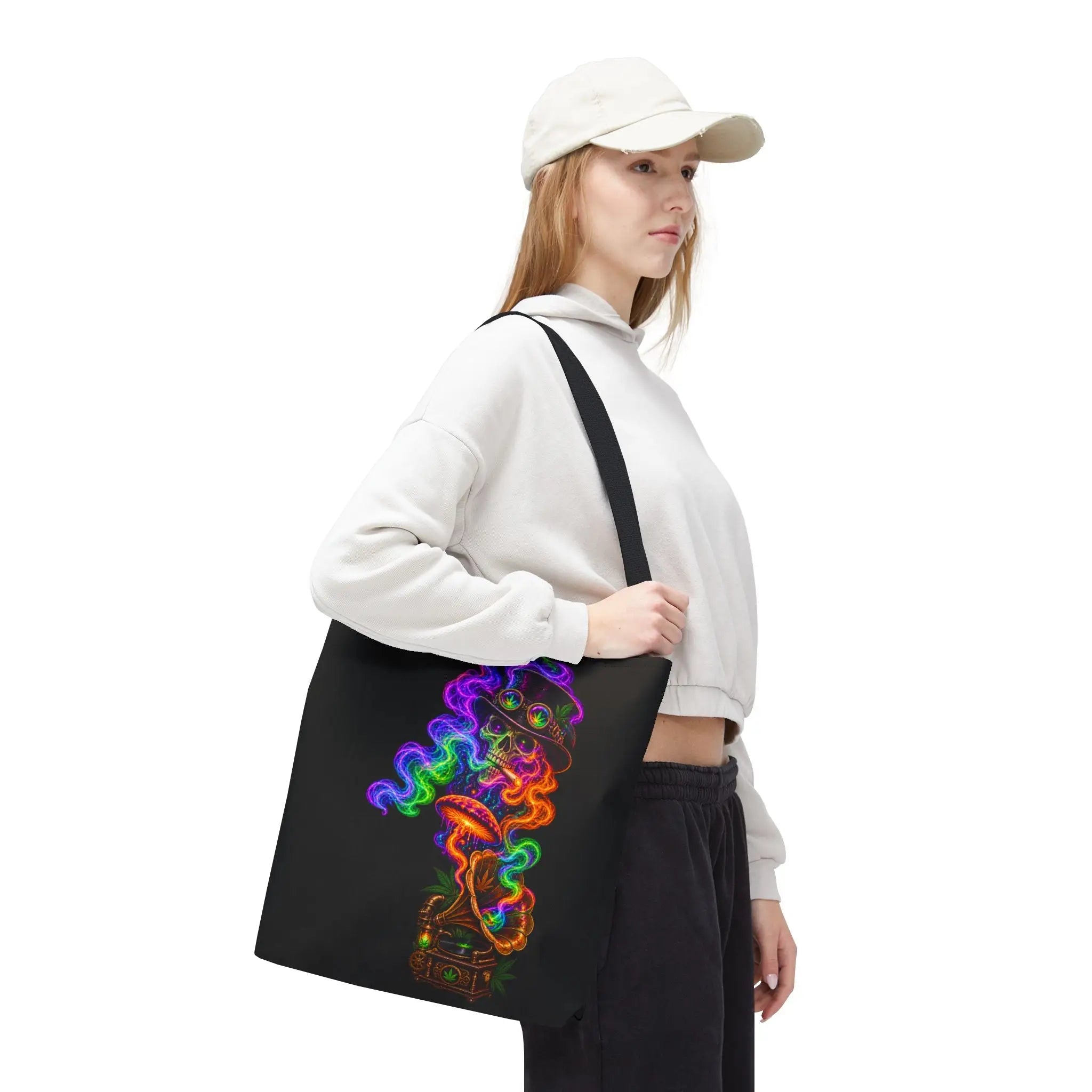 Up In Smoke Phonograph Tote Bag