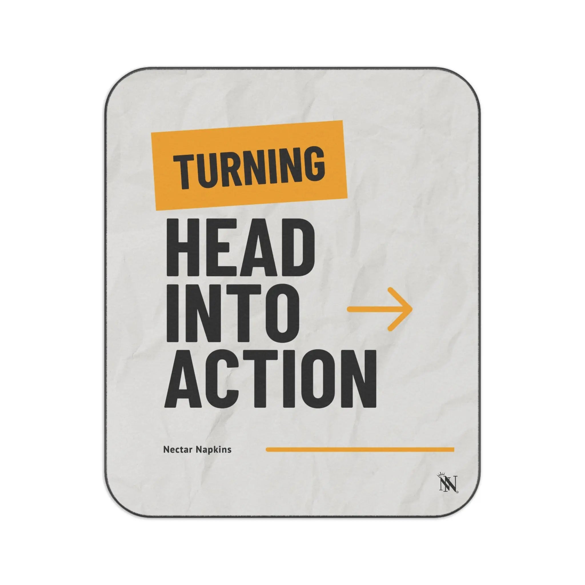 Turning Head into Action Travel-Friendly Water-Resistant Sex Blanket