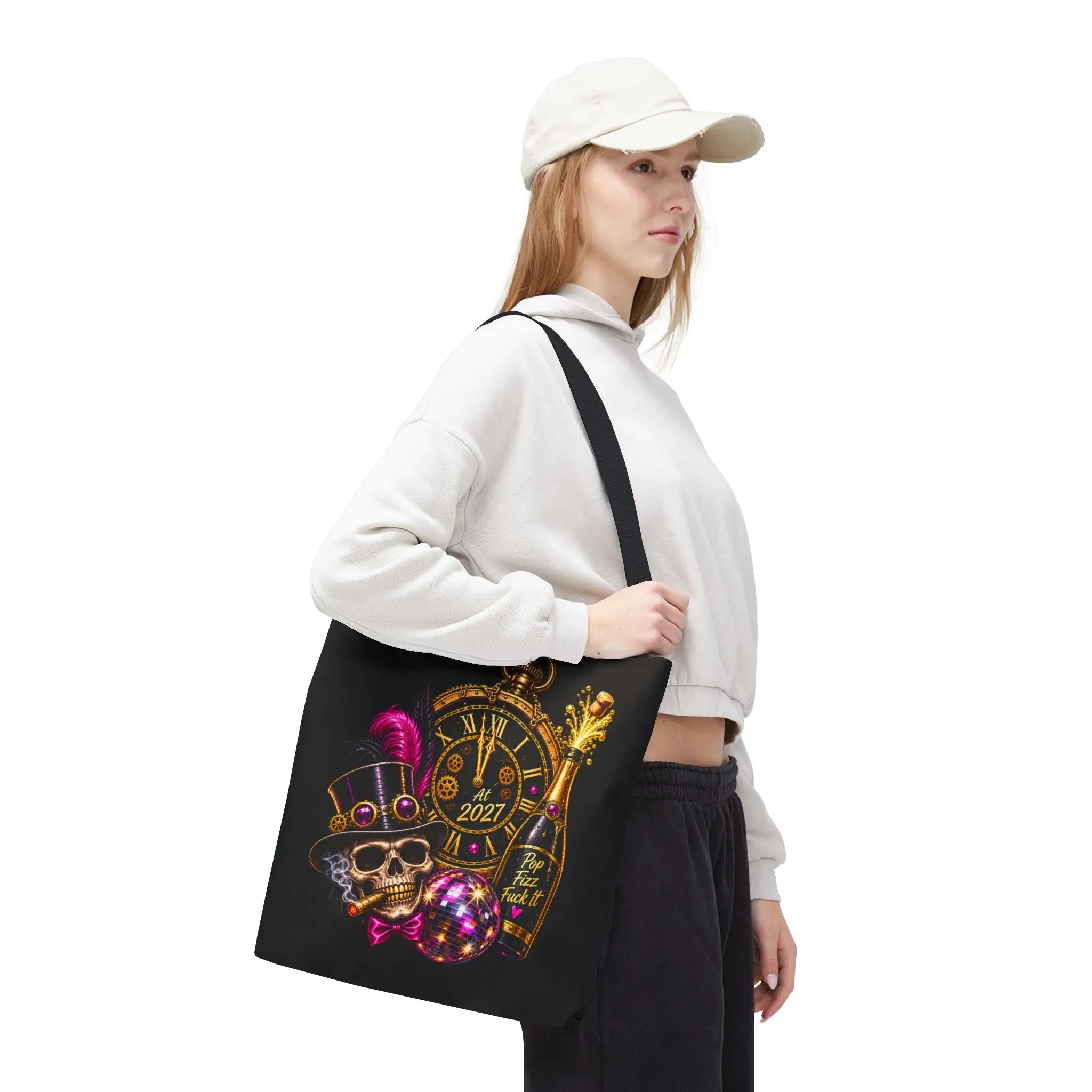 Pop Fizz Fuck It New Years | Nectar Napkins Fun-Flirty Lovers’ Totes