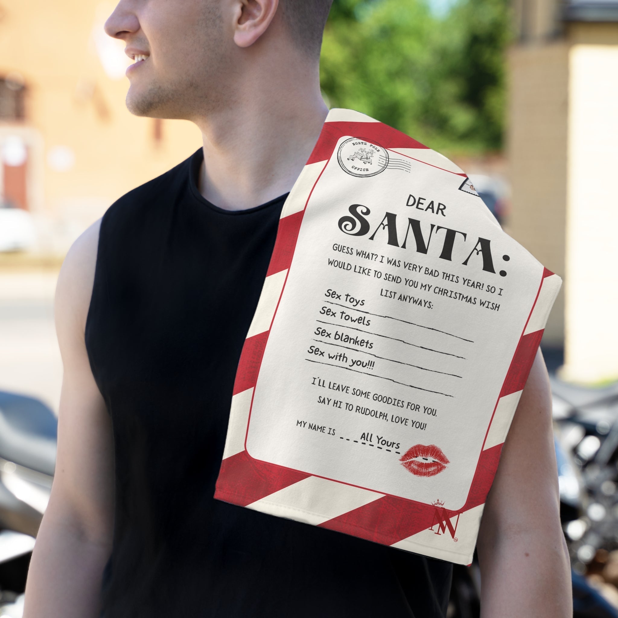 Dear Santa | Mix & Match Soft Fun-Flirty Lovers’ Towels