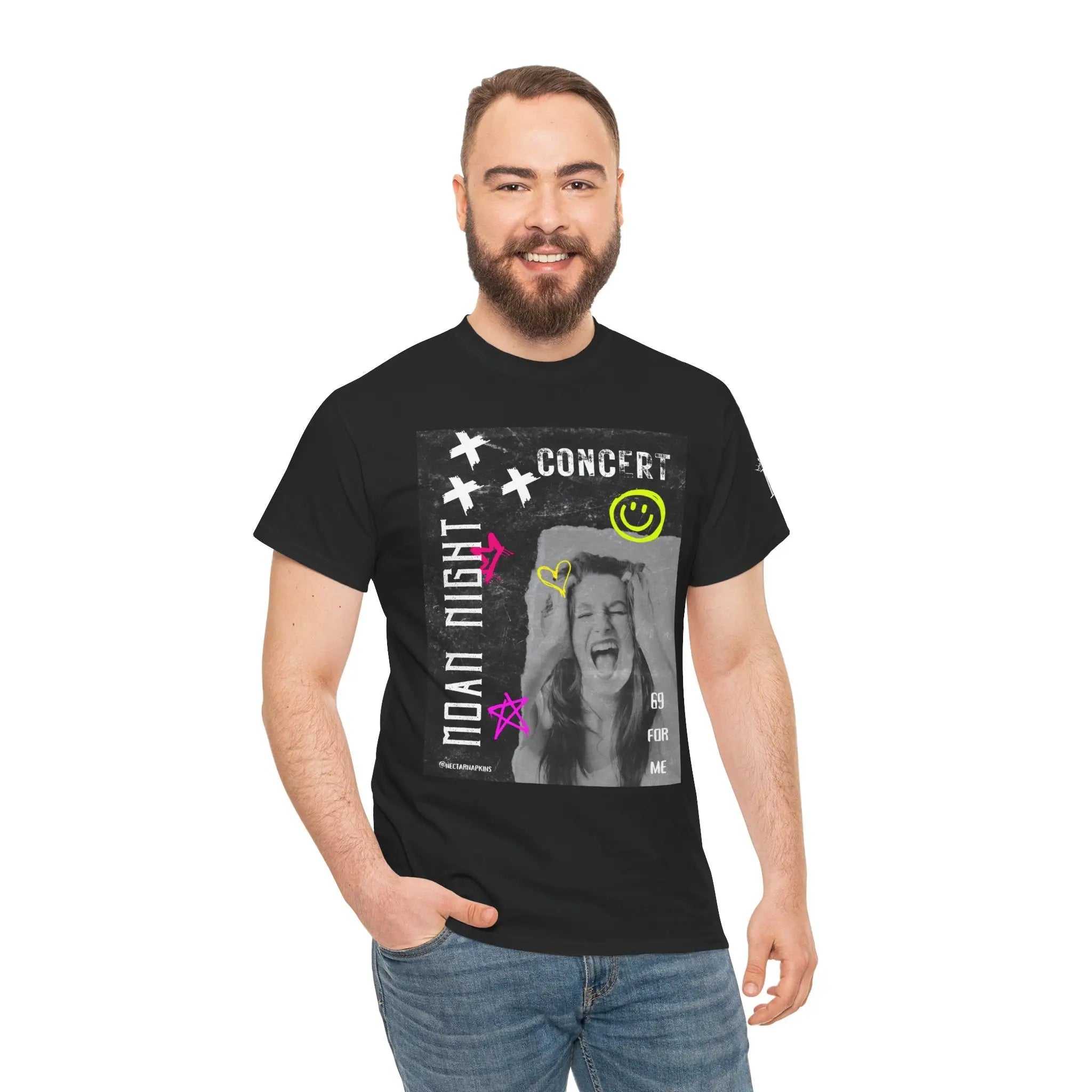 Moan Night | Mix & Match 100% Cotton Unisex Fun-Flirty Lovers’ Tees