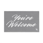 Simply You’re Welcome Gray Cum Towel