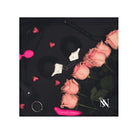 Furry Hand Cuffs & Roses Photograph | Mix & Match Lils’ Fun-Flirty Lovers’ Towels