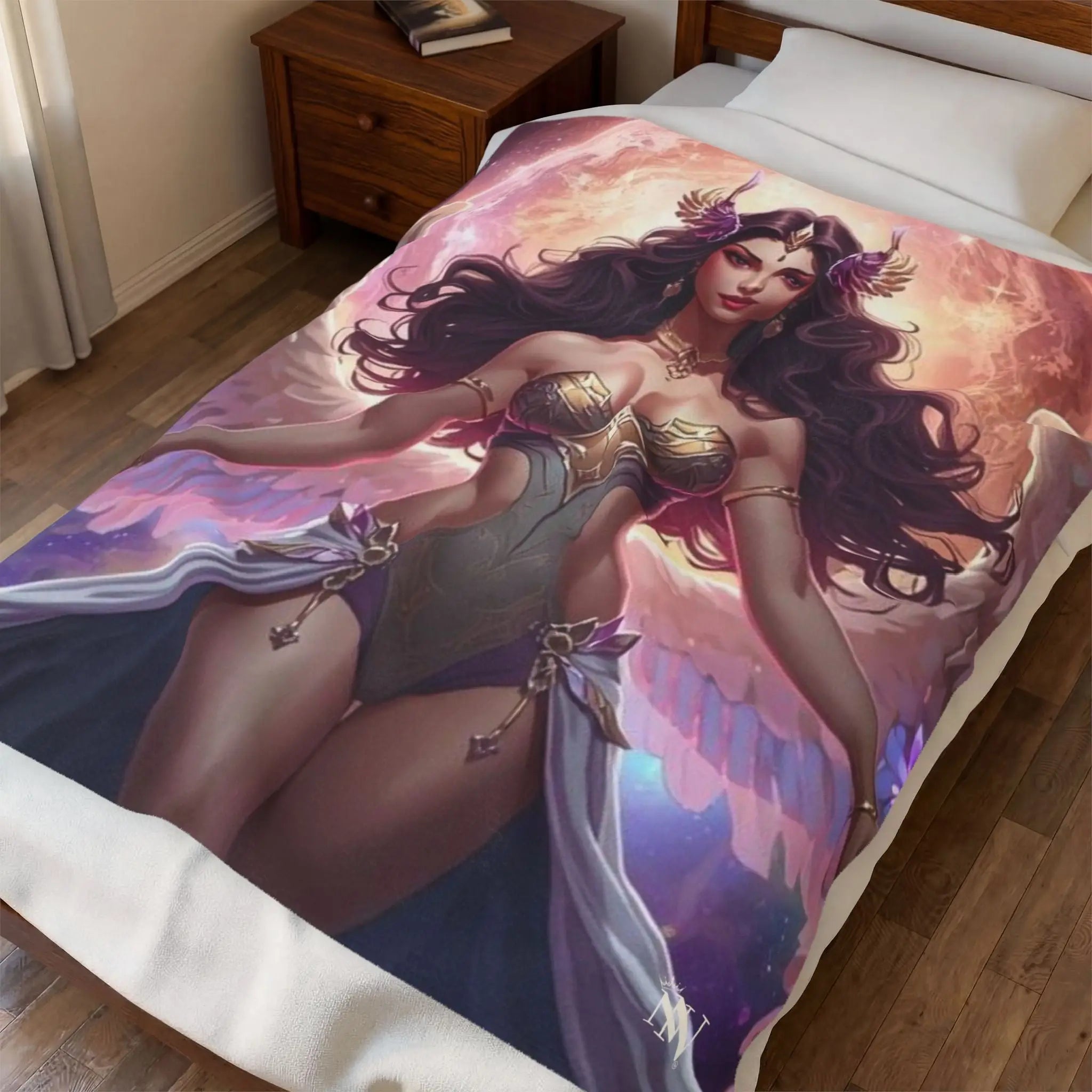 Angel Maiden Fantasy Women Couple Gifts Sexy Lovers’ Silky Soft Blanket