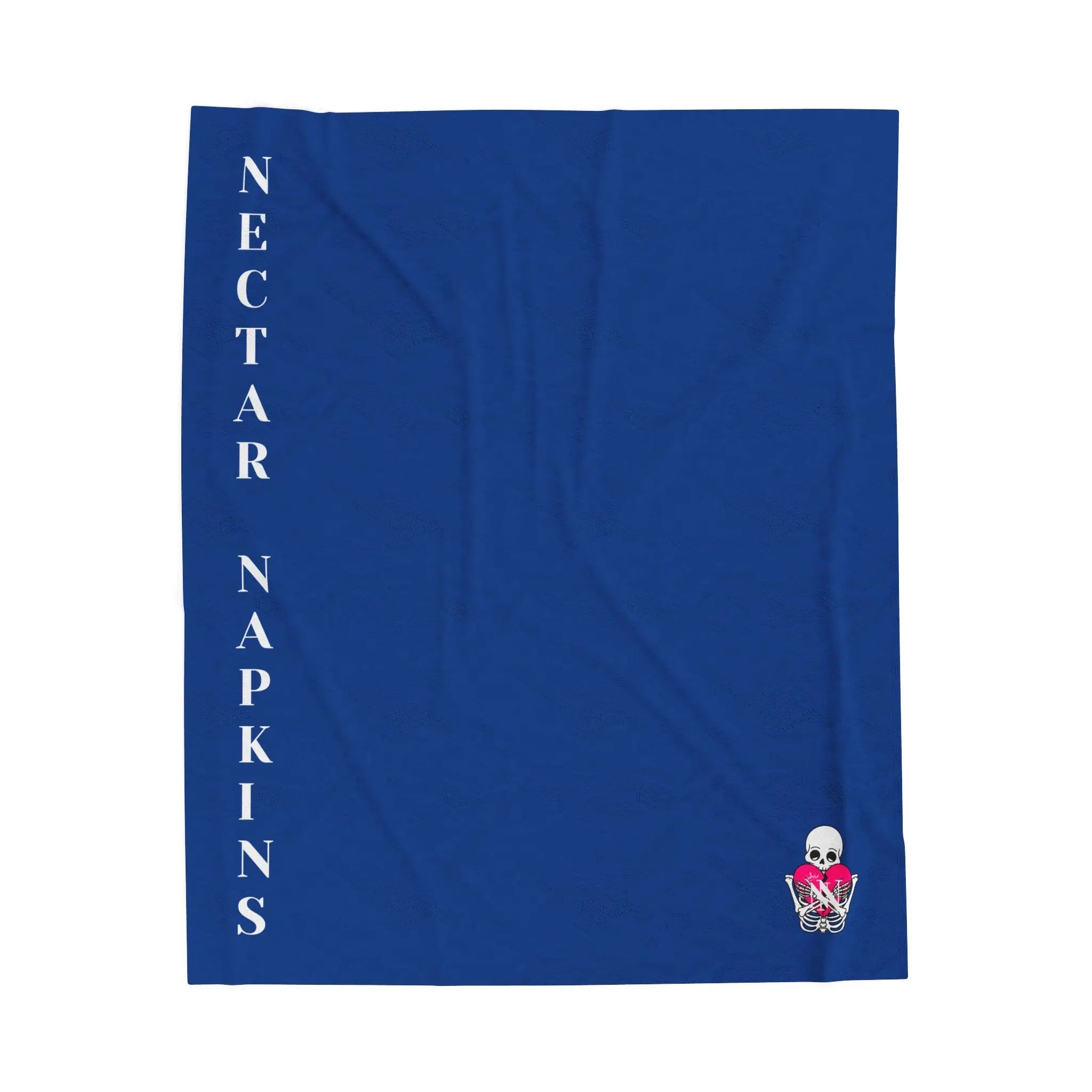 Nectar Napkins Brand Blue Love Blanket