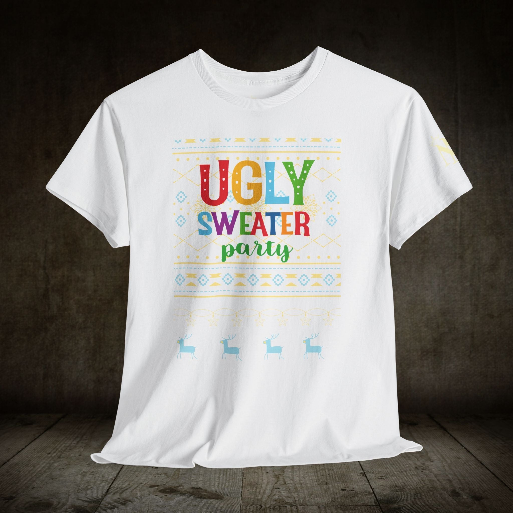 Ugly Sweater Party | Mix & Match 100% Cotton Unisex Fun-Flirty Lovers’ Tees