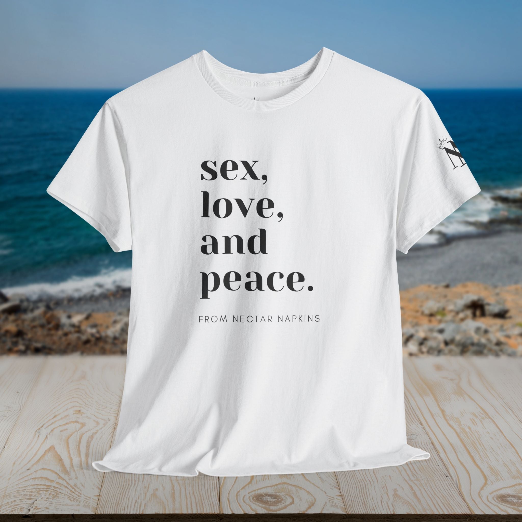 Sex Peace Love | Mix & Match 100% Cotton Unisex Fun-Flirty Lovers’ Tees