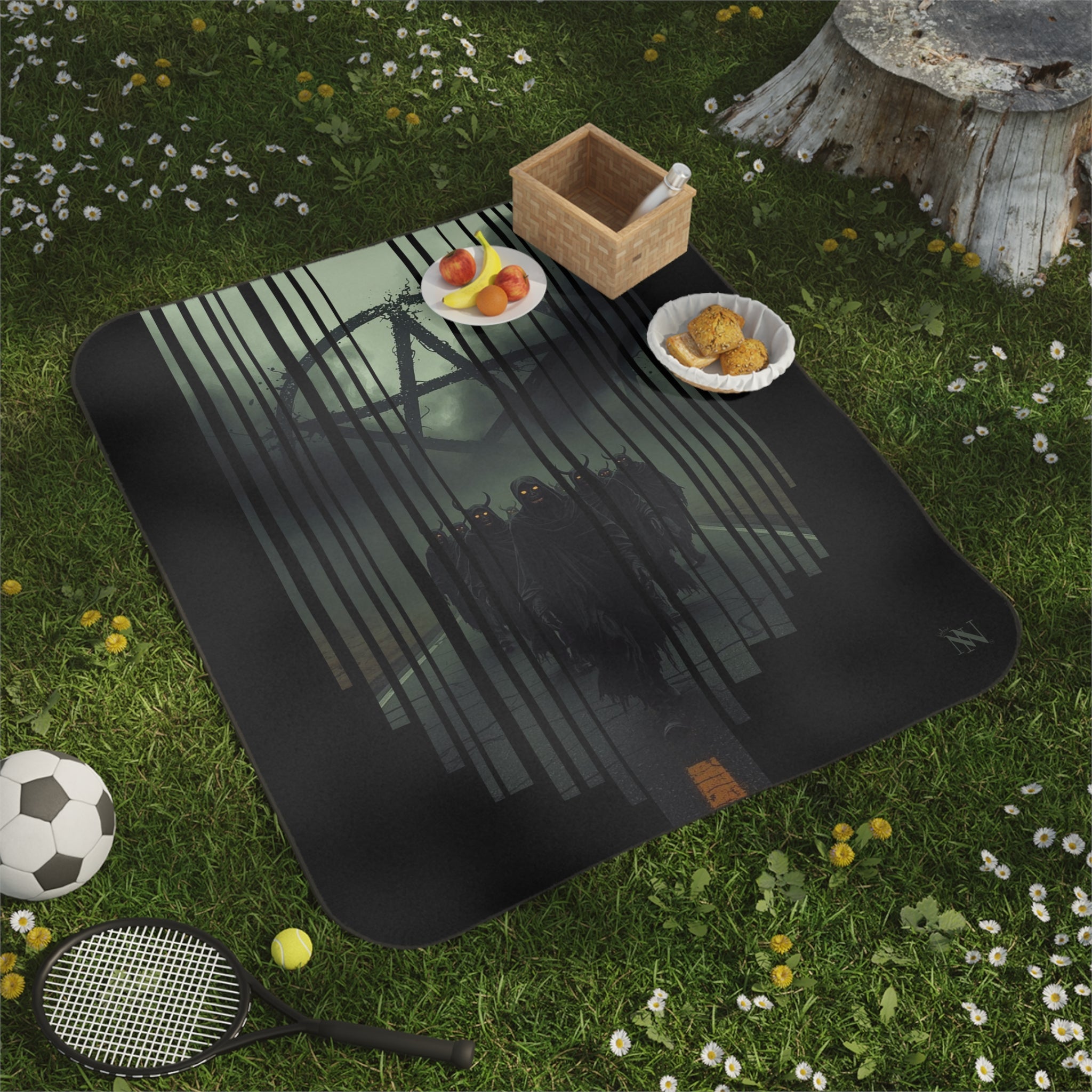 Highway to Hell | Mix Match Fun-Flirty Lovers’ Water-Resistant Blankets