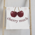 I Love You Cherry Much | Mix & Match Classic Fun-Flirty Lovers’ Towels