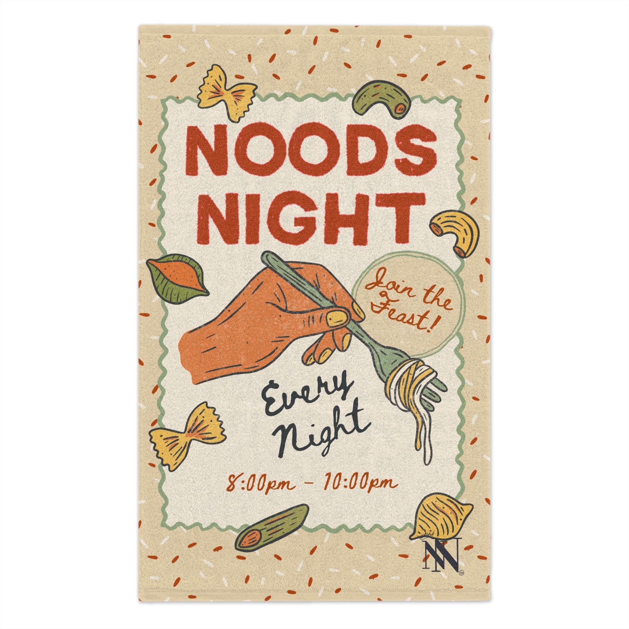 Noods Night | Mix & Match Soft Fun-Flirty Lovers’ Towels