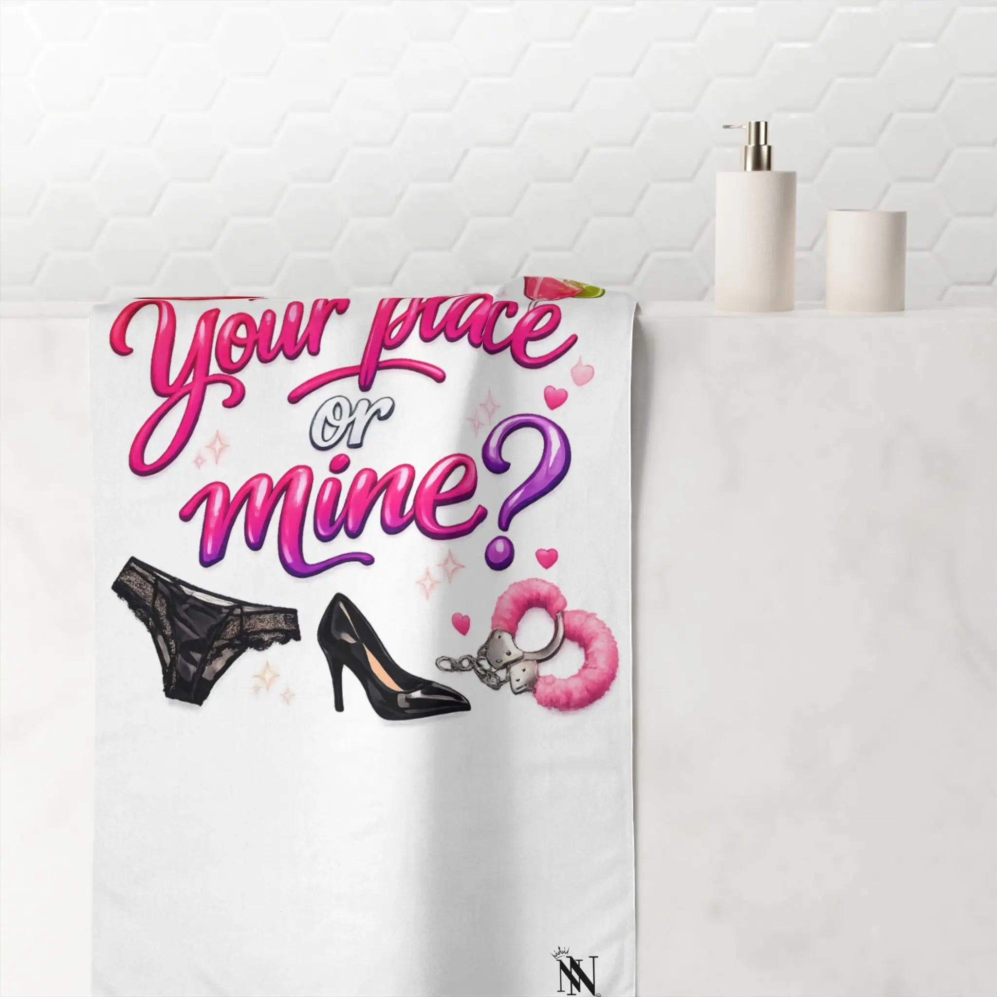 Your Place or Mine? Extra Large Towel