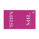Mr Mrs Shareable Hot Pink | Mix & Match Classic Fun-Flirty Lovers’ Towels