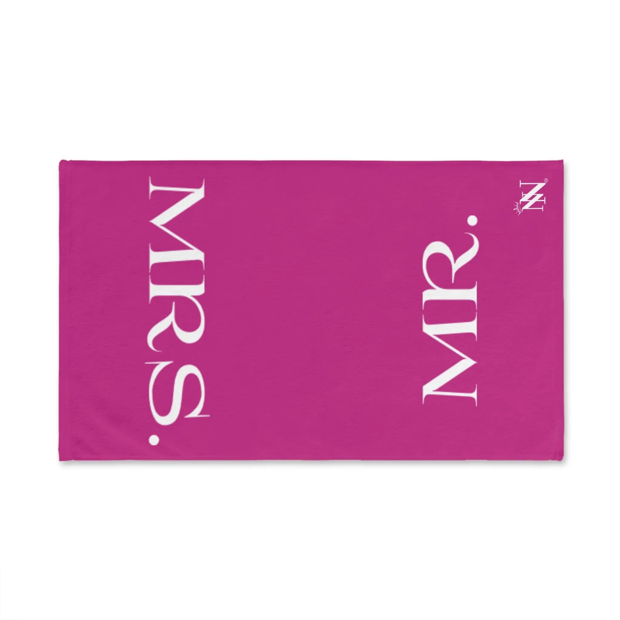 Mr Mrs Shareable Hot Pink | Mix & Match Classic Fun-Flirty Lovers’ Towels