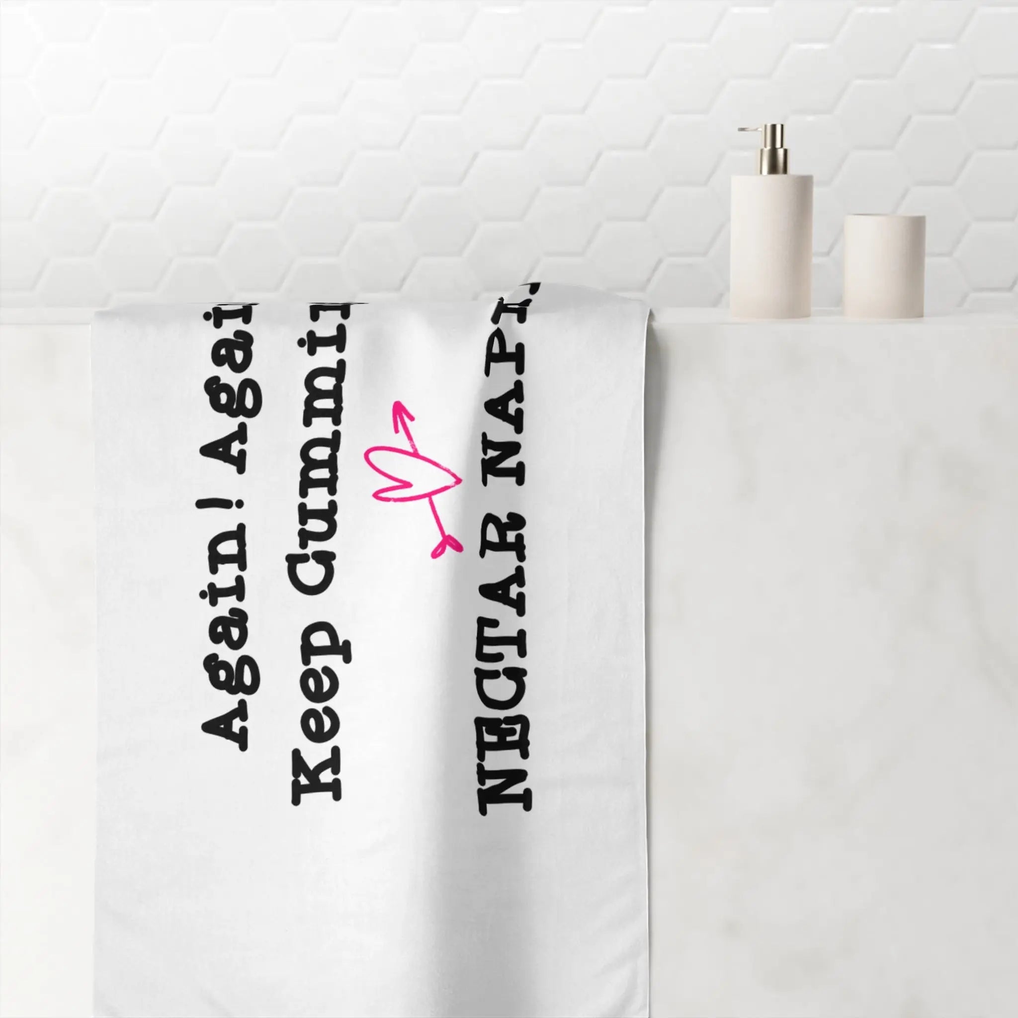 Again! Again! Keep Cumming... Anal Sex Towel